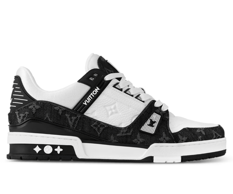 Louis Vuitton Trainer LV Sneaker Denim White Black