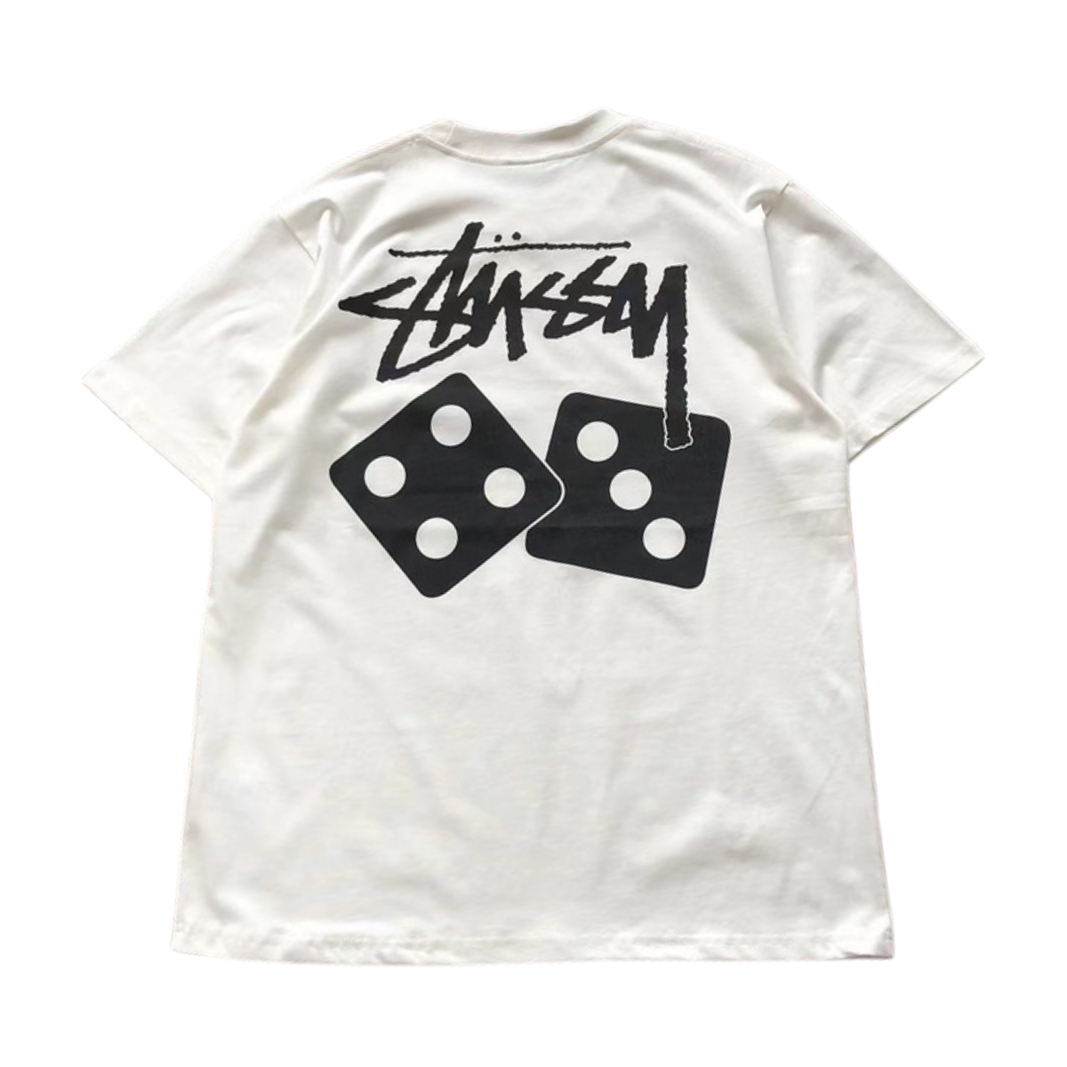 Stussy Dice Tshirt White