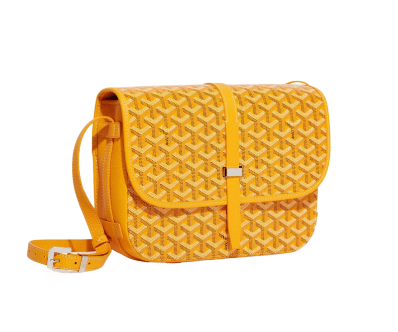 Goyard Belvedere MM Bag Yellow