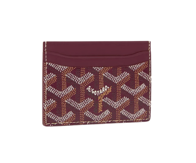 Goyard Card Wallet Burgundy