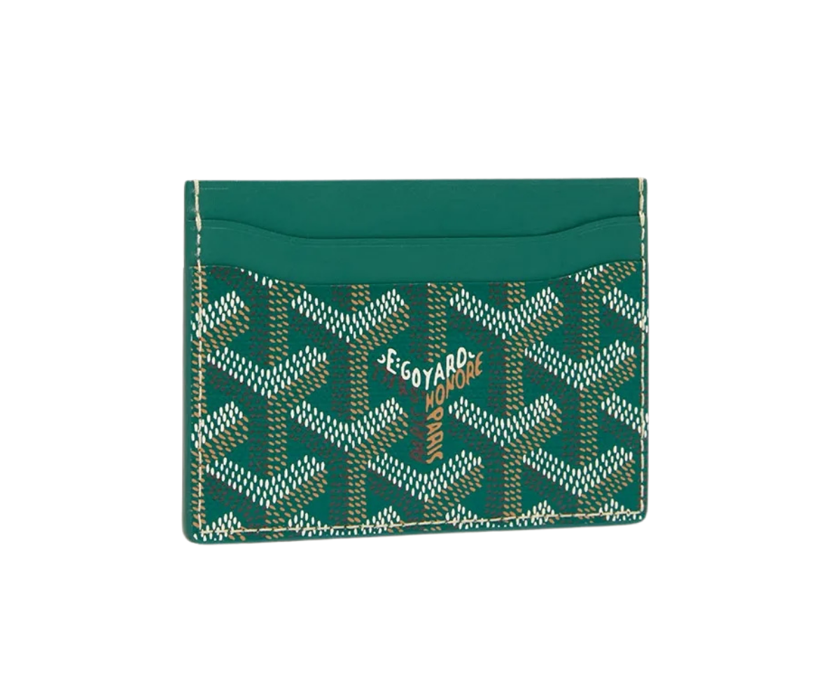 Goyard Card Wallet Green