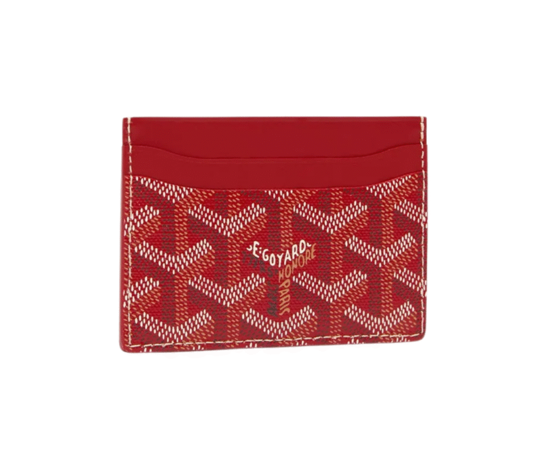 Goyard Card Wallet Red