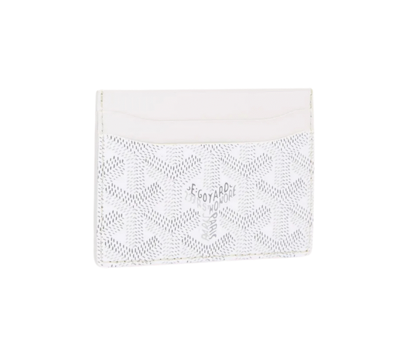 Goyard Card Wallet White
