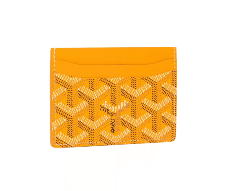 Goyard Card Wallet Yellow