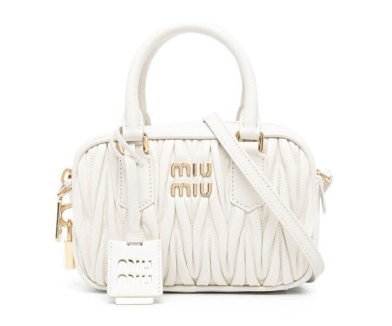 Miu Miu Arcadie Bag White