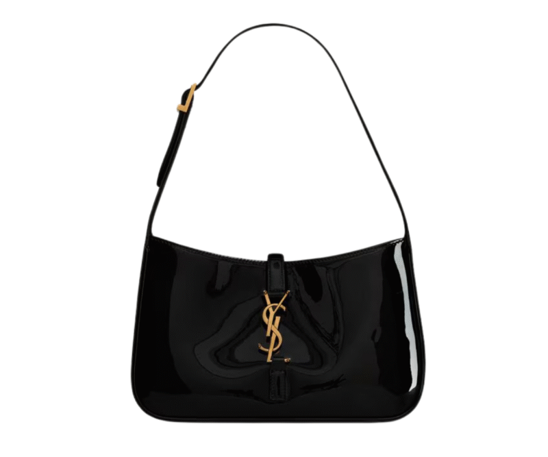 Yves Saint Laurent Le 5 A 7 Bag Shiny Black