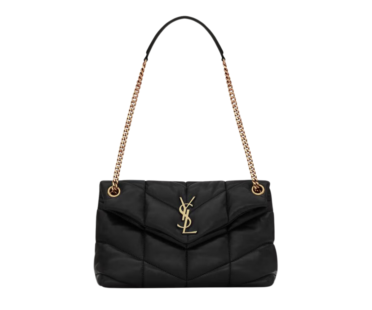 Yves Saint Laurent Puffer Small Bag Black