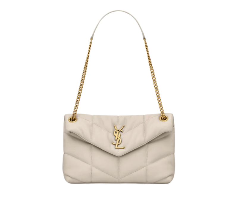 Yves Saint Laurent Puffer Small Bag White