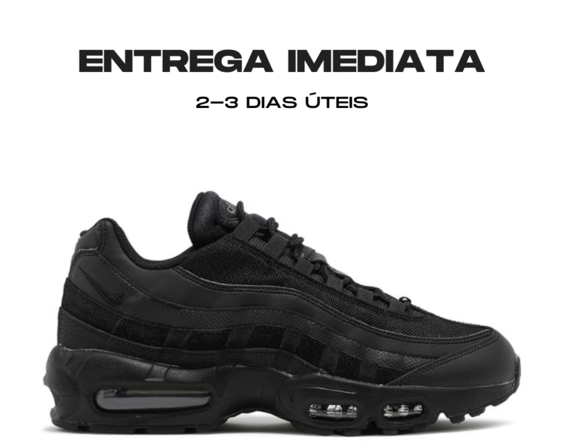 Nike Air Max 95 Essential "Triple Black" - Tamanhos: 43