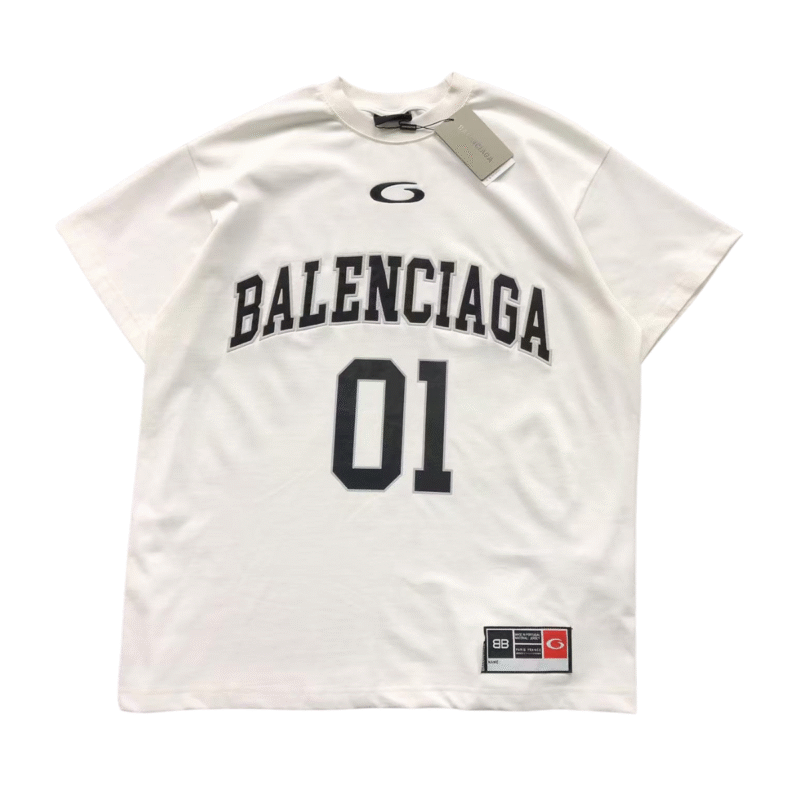 Balenciaga Basketball Tshirt White