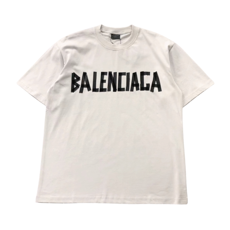 Balenciaga Tape Type Tshirt White