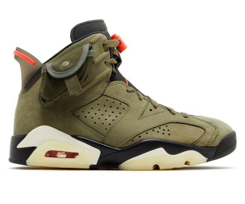 Air Jordan 6 Retro X Travis Scott Olive