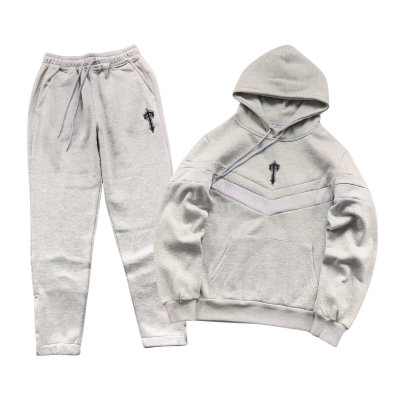 Trapstar V Stripe Tracksuit Grey