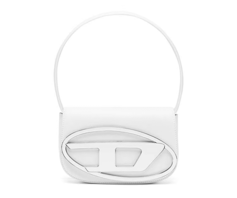 Diesel 1DR Shoulder Bag White