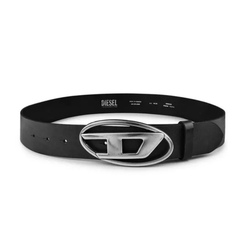 Diesel D Buckle Leather Belt