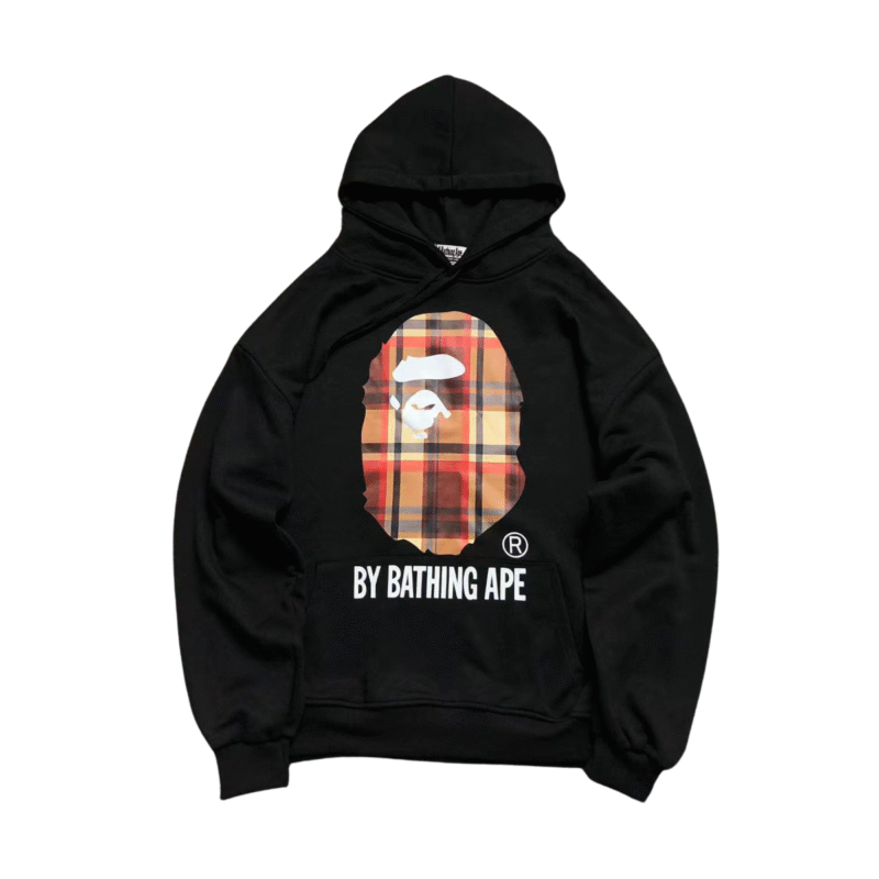 Bape Big Head Ape Black Hoodie
