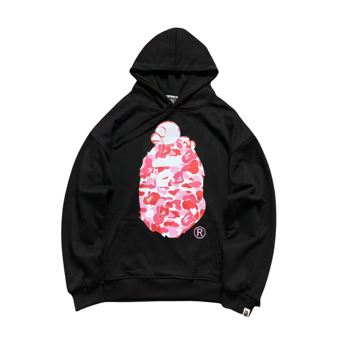 Bape Big Head Ape black Hoodie