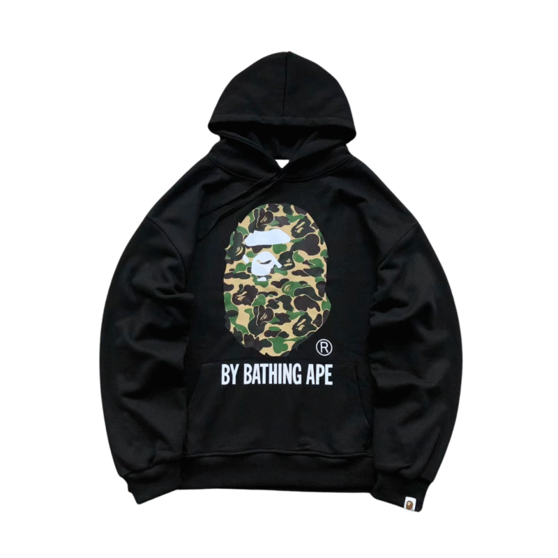Bape Big Head Ape Black Hoodie