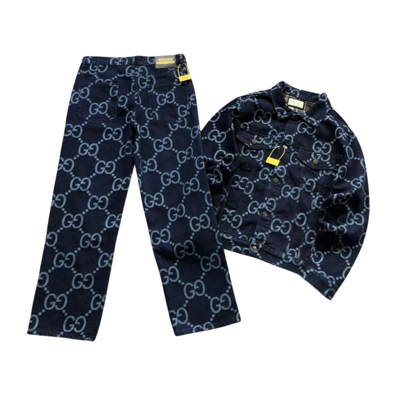 Gucci Denim Logo Set