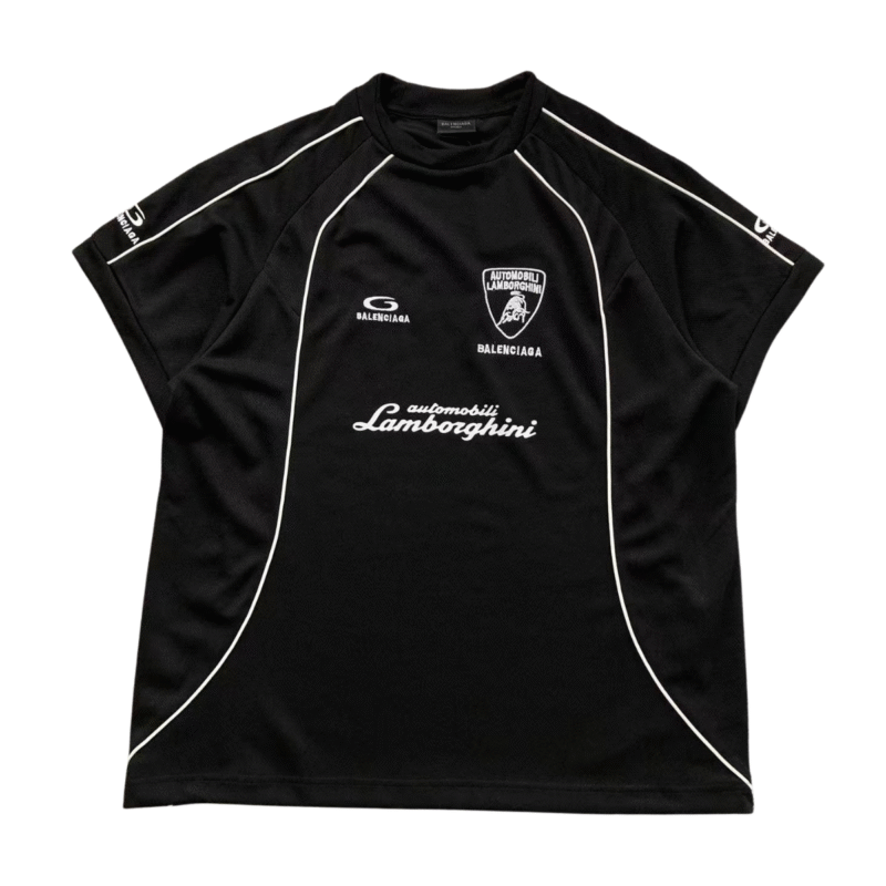 Balenciaga Lamborghini Tshirt Black
