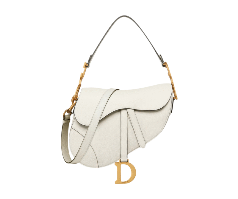 Dior Saddle Bag White