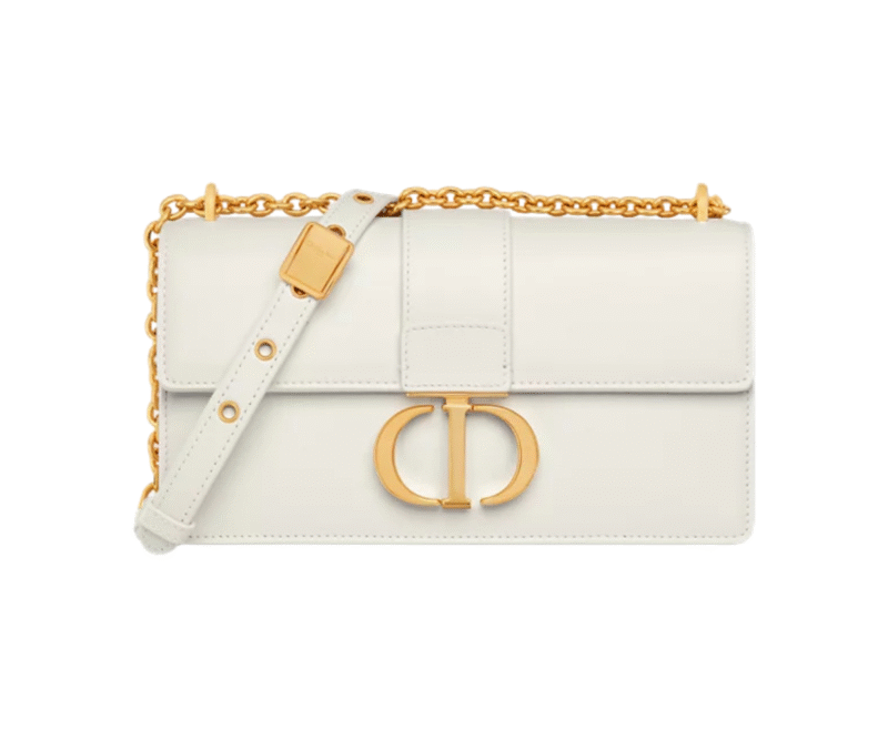 Dior 30 Montaigne Bag White