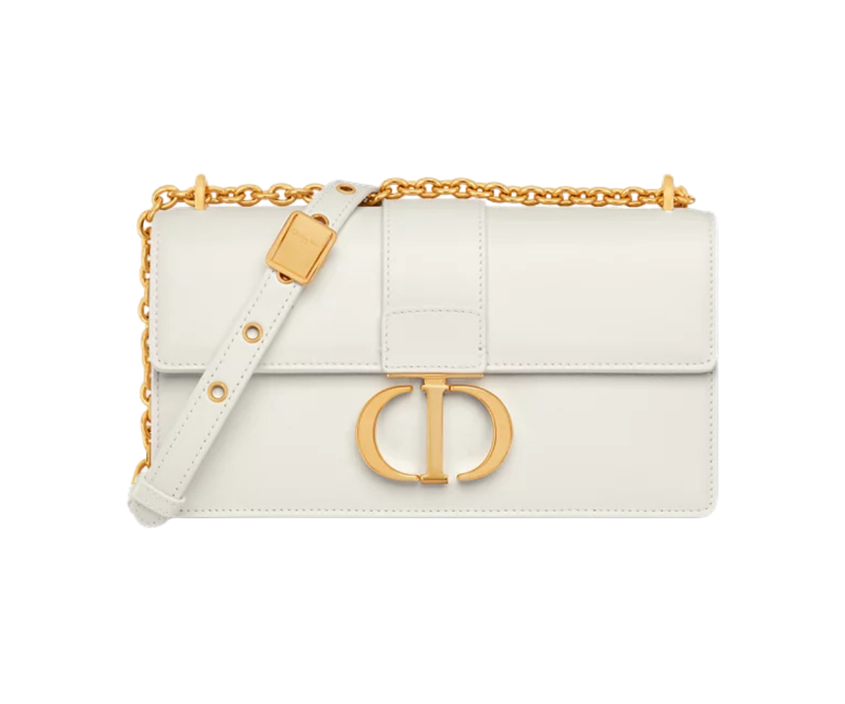 Dior 30 Montaigne Bag White