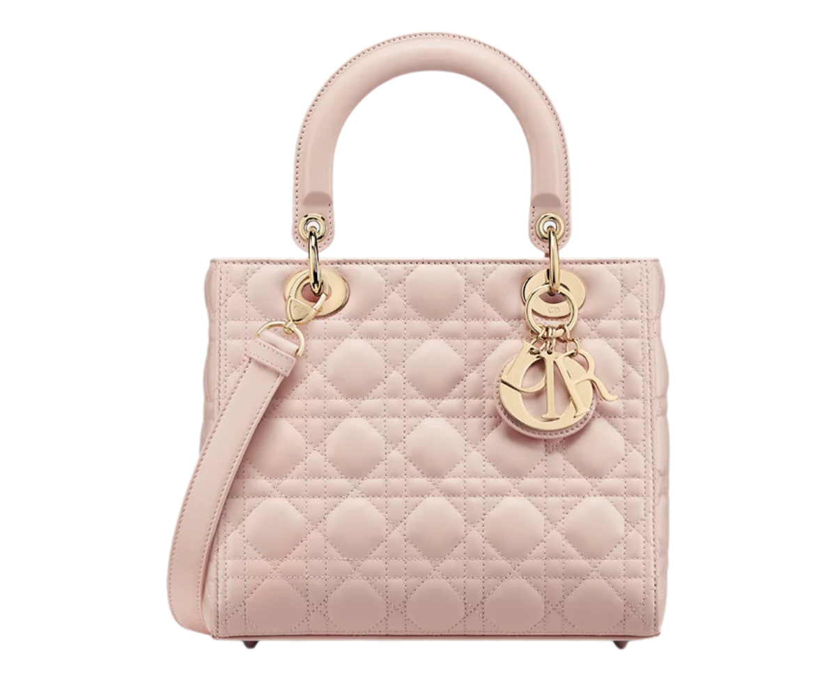 Dior Medium Lady Bag Light Pink