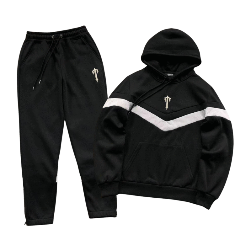 Trapstar V Stripe Tracksuit Black