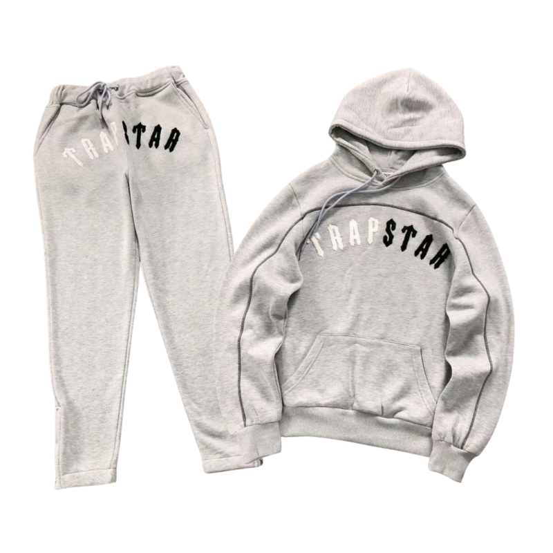 Trapstar Irongate Chenille Arch Tracksuit Grey