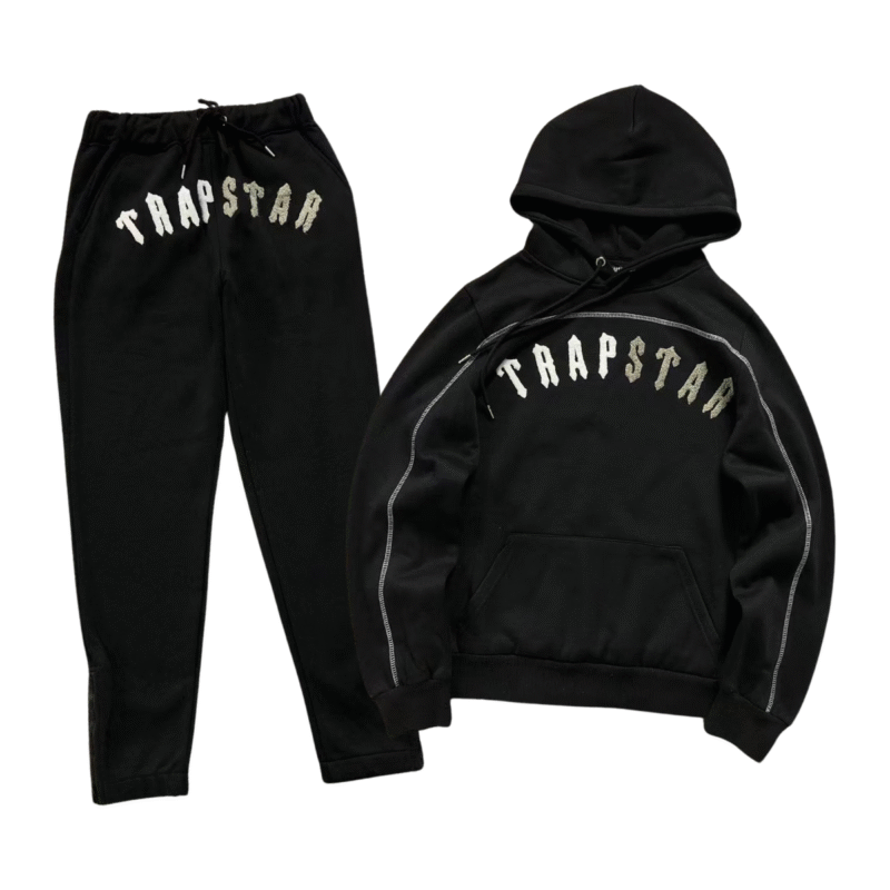 Trapstar Irongate Chenille Arch Tracksuit Black