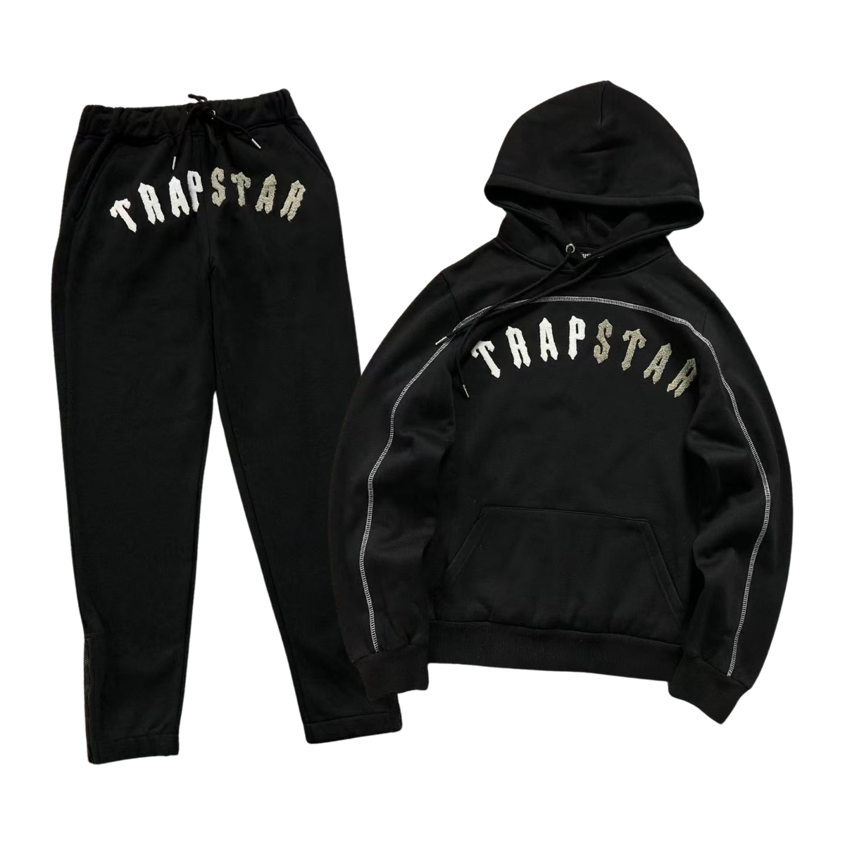 Trapstar Irongate Chenille Arch Tracksuit Black