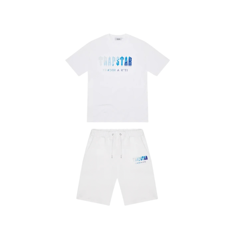 Trapstar Irongate Arch Short Set - White Ice Edition