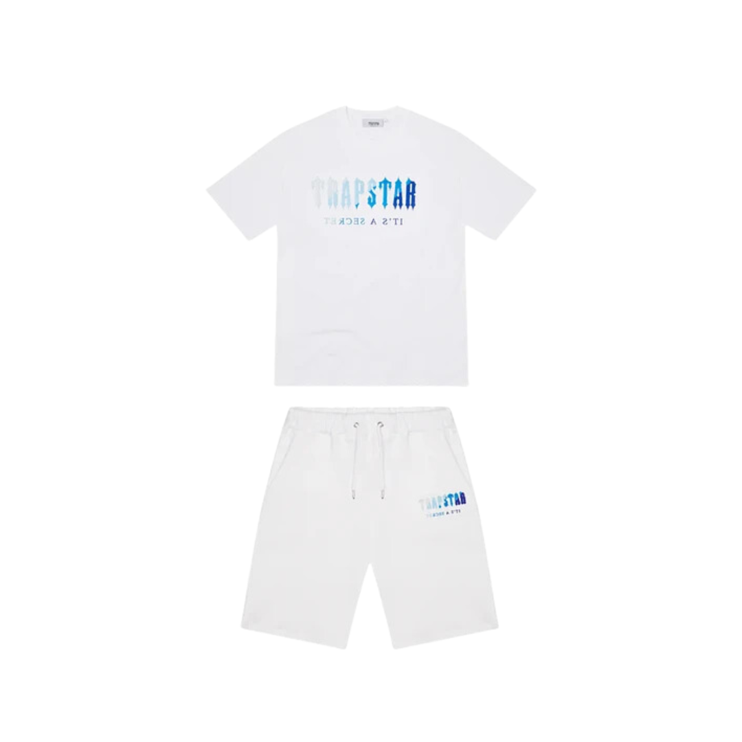 Trapstar Irongate Arch Short Set - White Ice Edition