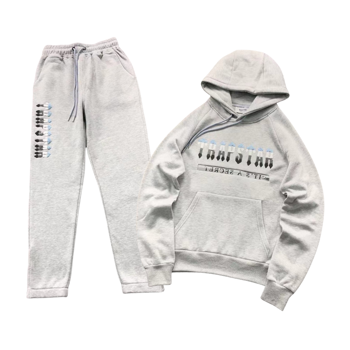 Trapstar Gradient Logo Tracksuit Grey