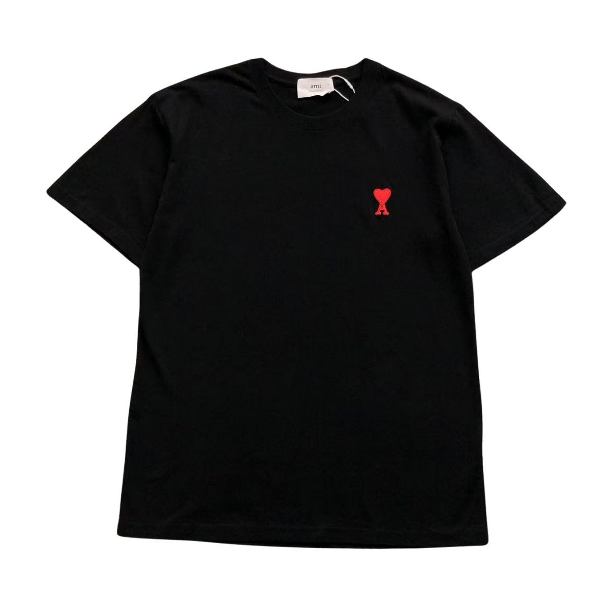 Ami Heart Logo Tshirt Black