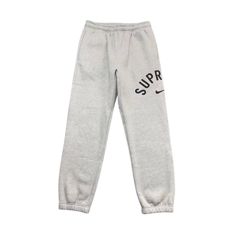 Supreme Nike Logo Tracksuit Pants Grey