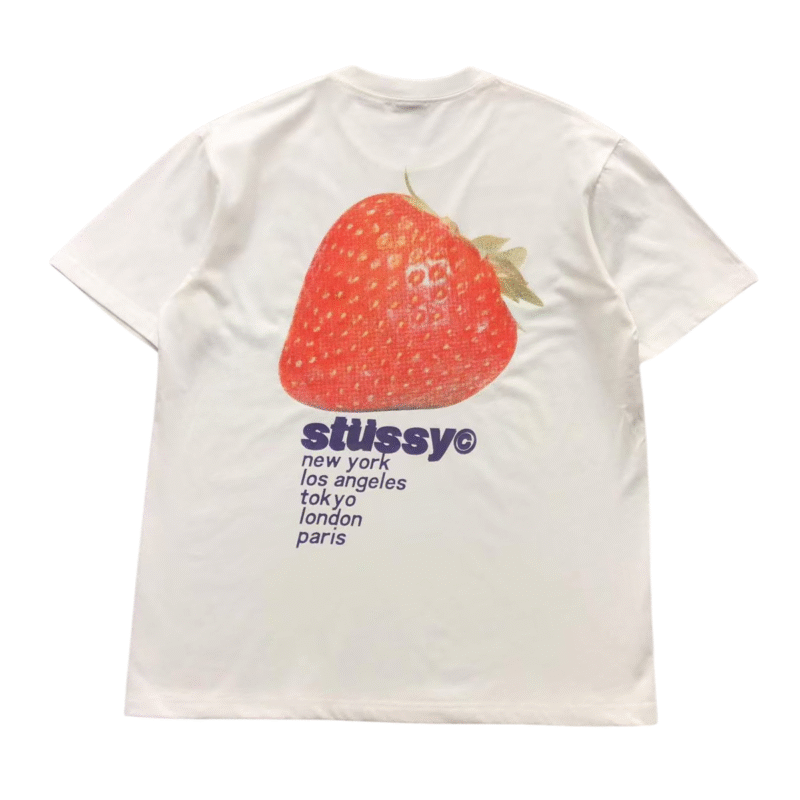 Stussy Strawberry Tshirt White