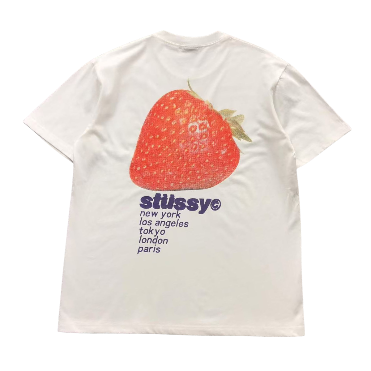 Stussy Strawberry Tshirt White
