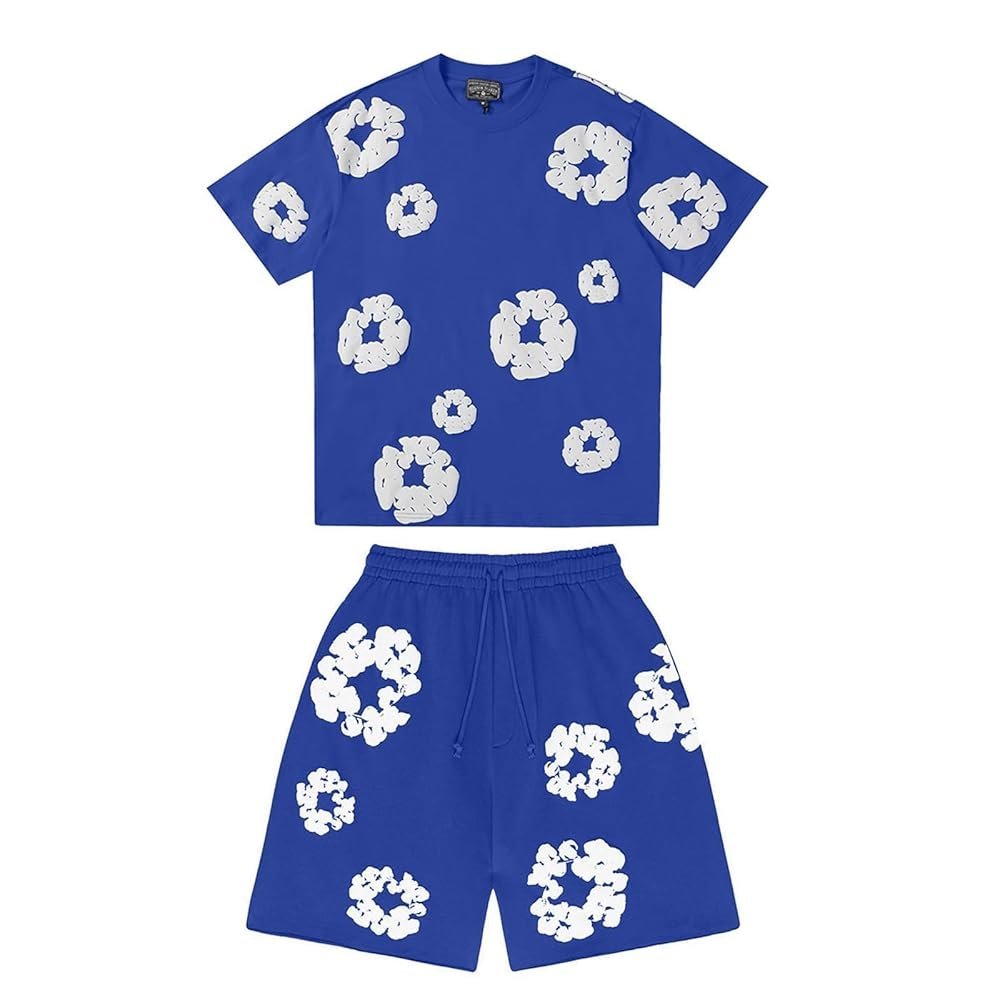 Set Denim Tears White Clouds Blue