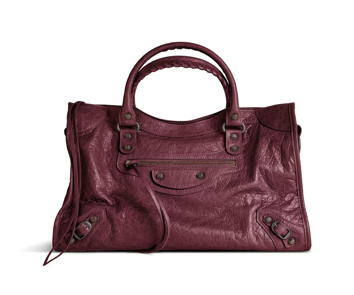 Balenciaga Le City Bag Medium Burgundy