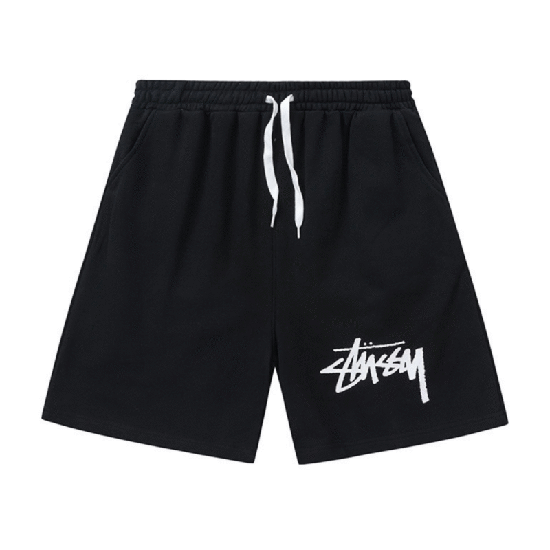 Stussy Logo Shorts Black