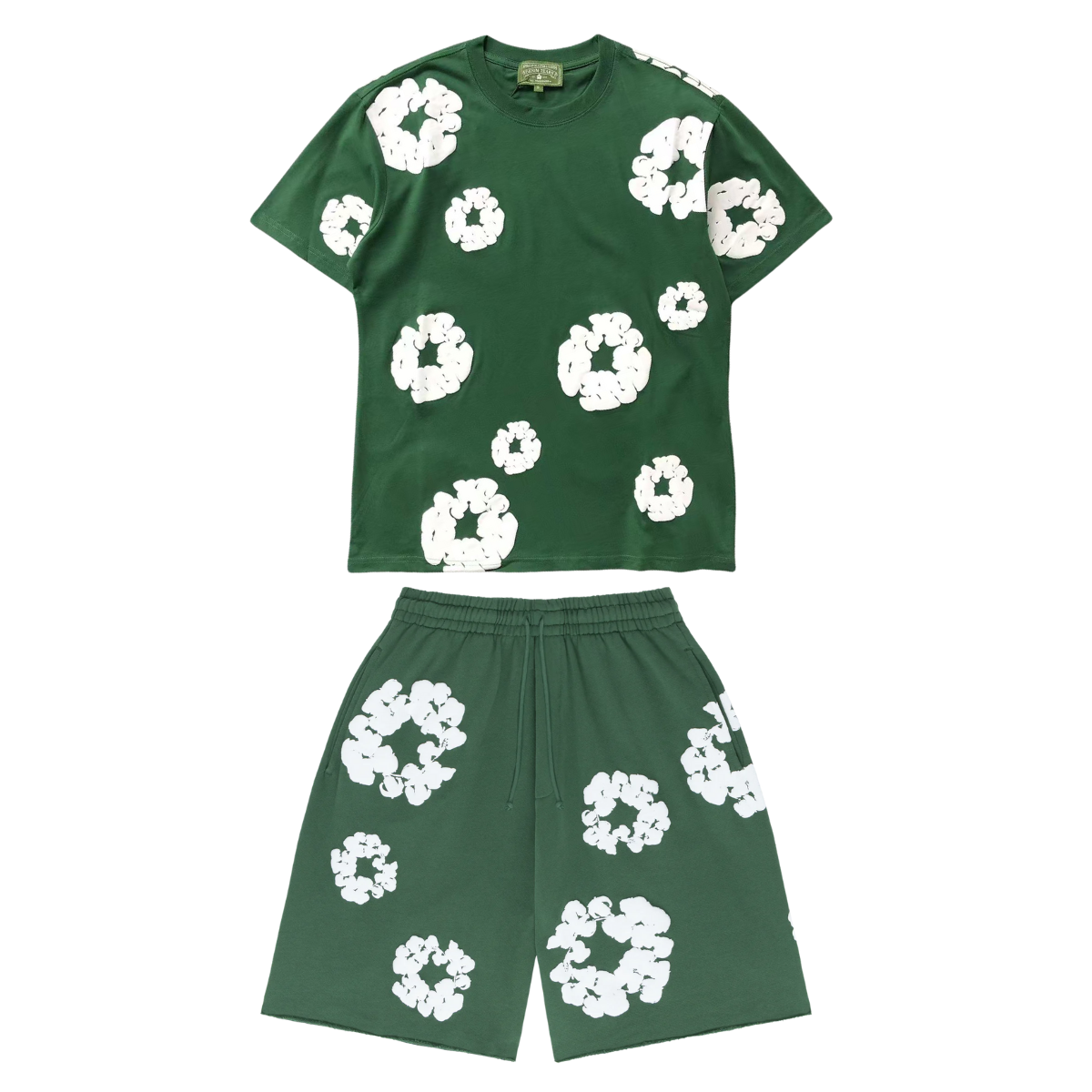 Set Denim Tears White Clouds Green