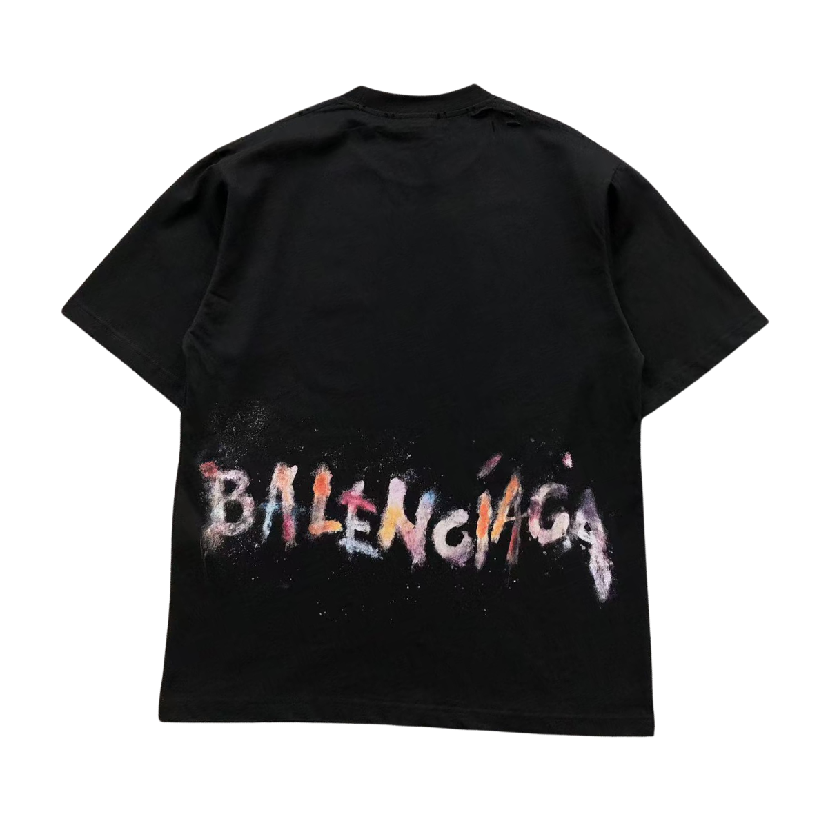 Balenciaga Logo Tshirt Black