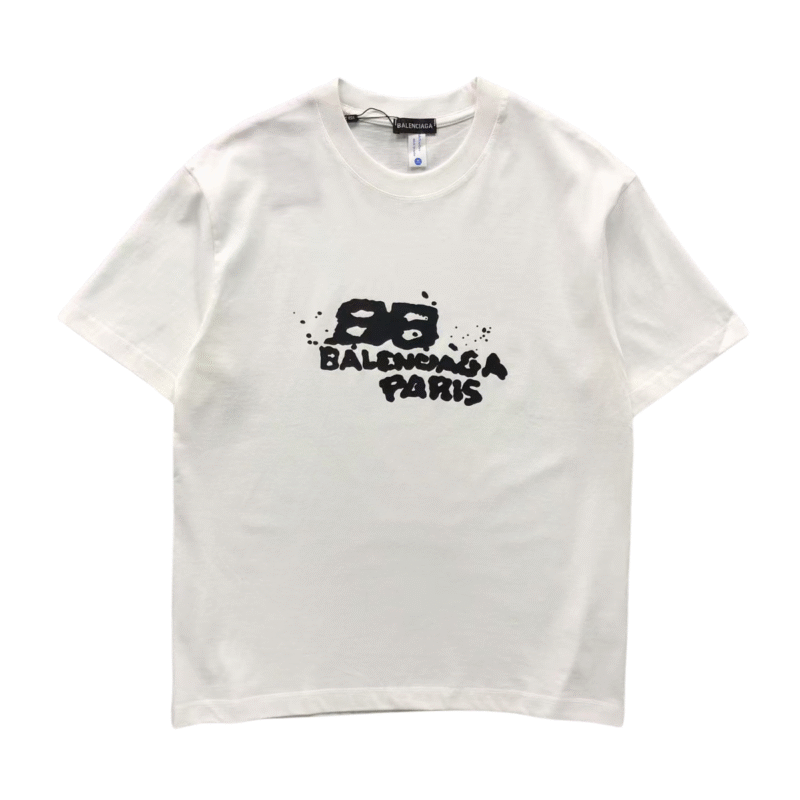 Balenciaga Logo Tshirt White