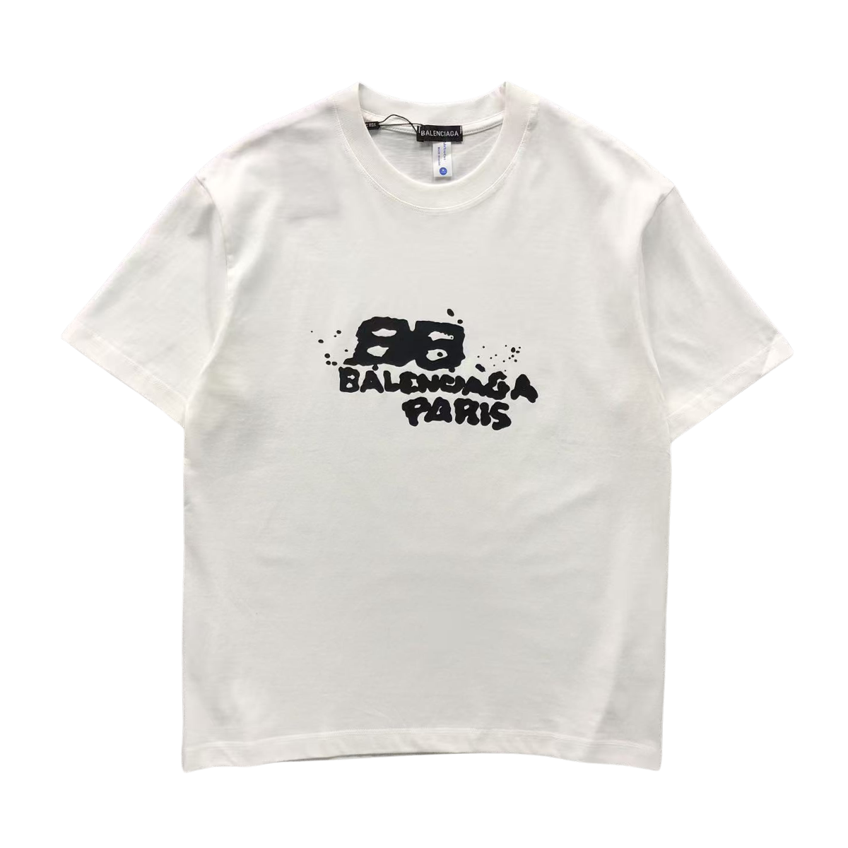 Balenciaga Logo Tshirt White
