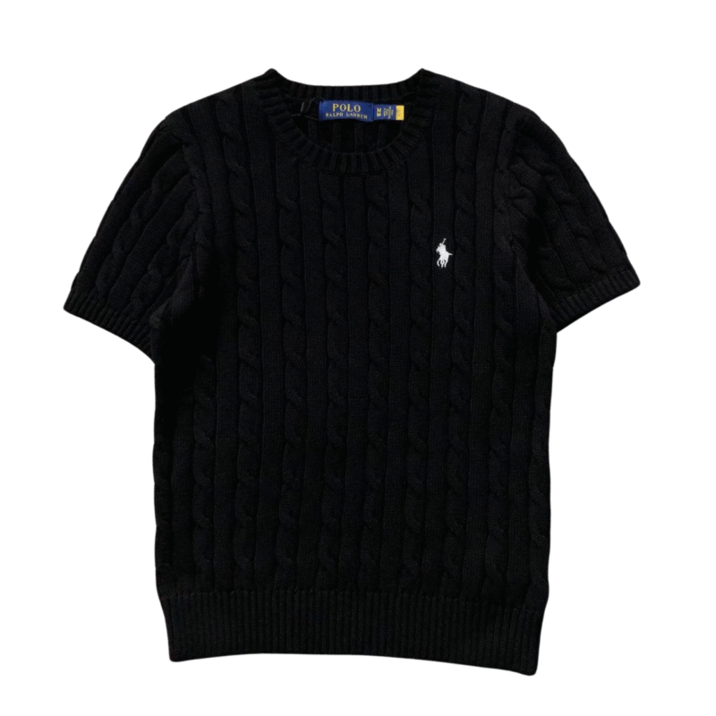 Ralph Lauren Knit Polo Black