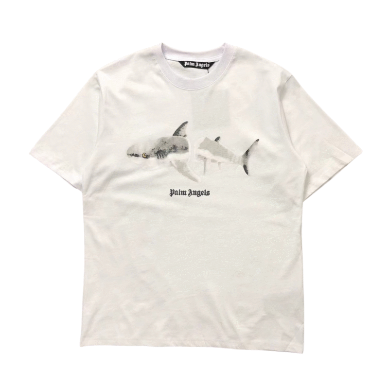 Palm Angels Shark Tshirt White