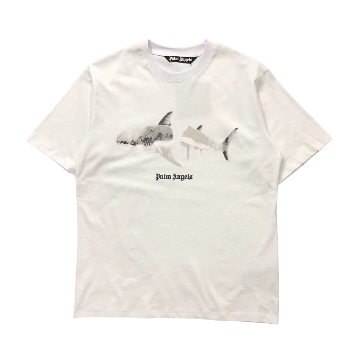 Palm Angels Shark Tshirt White