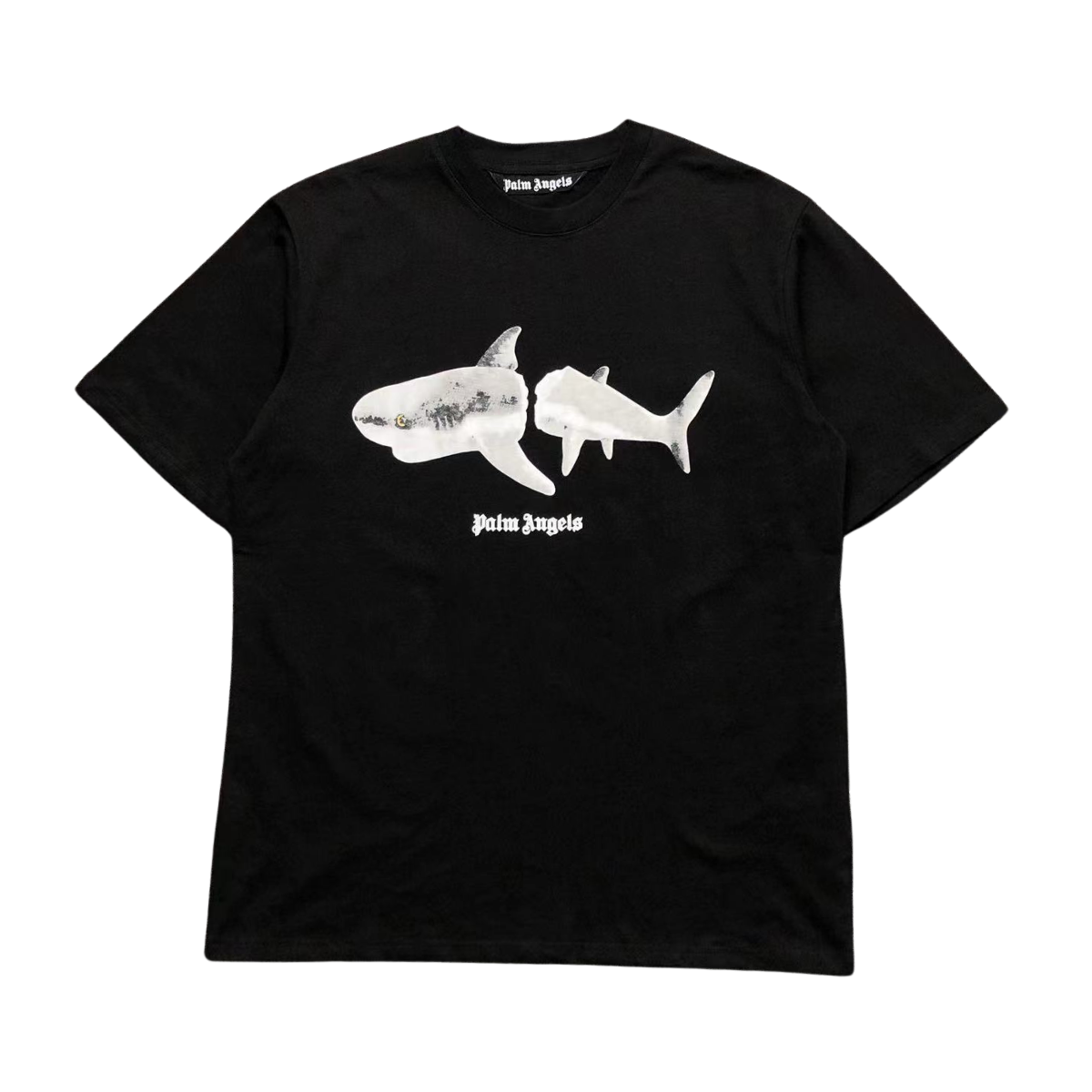 Palm Angels Shark Tshirt Black